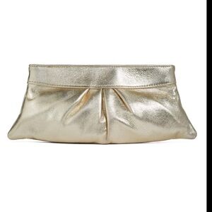 Laura Merlin Gold Eve Clutch